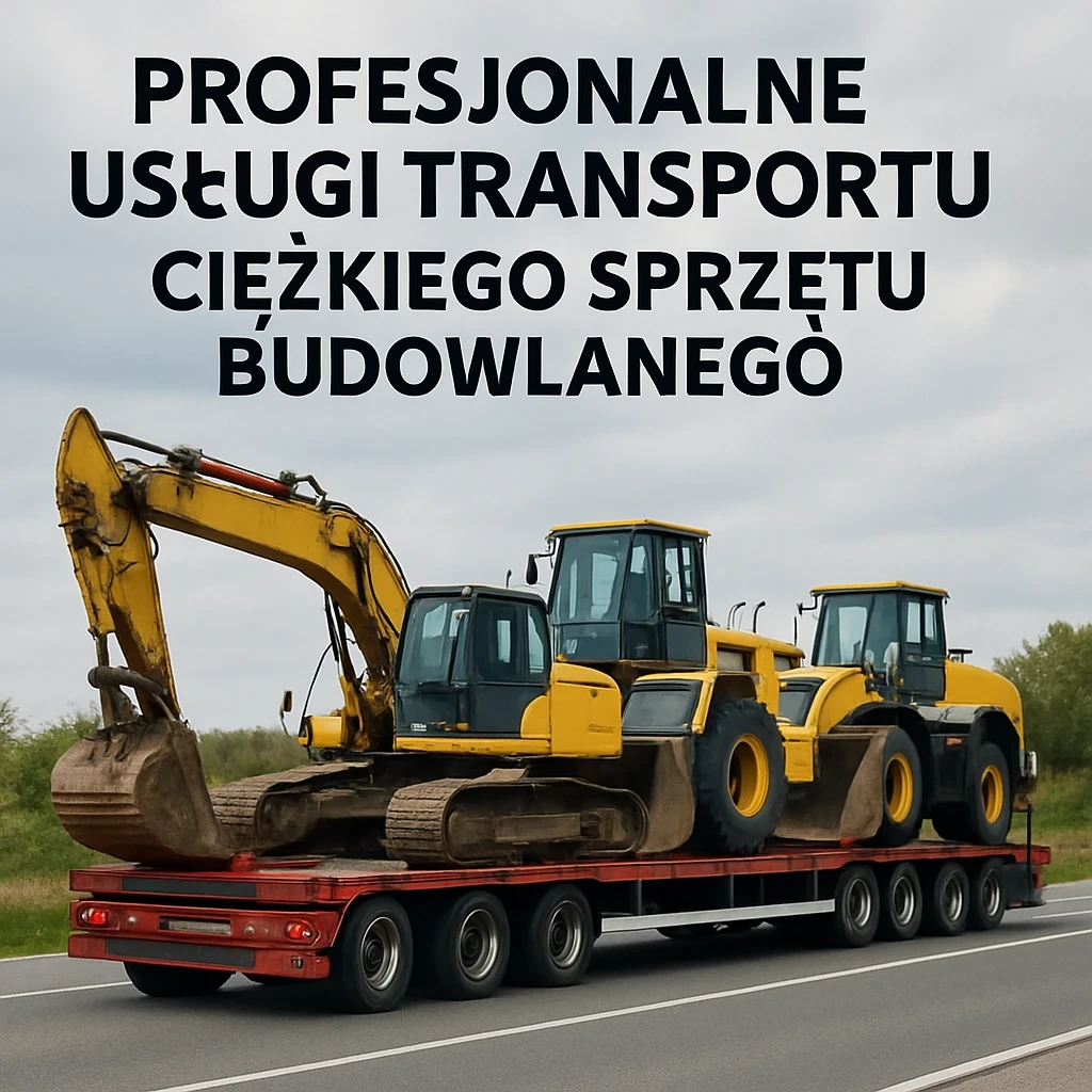 Na czym polega profesjonalny transport maszyn budowlanych i ciężkich?